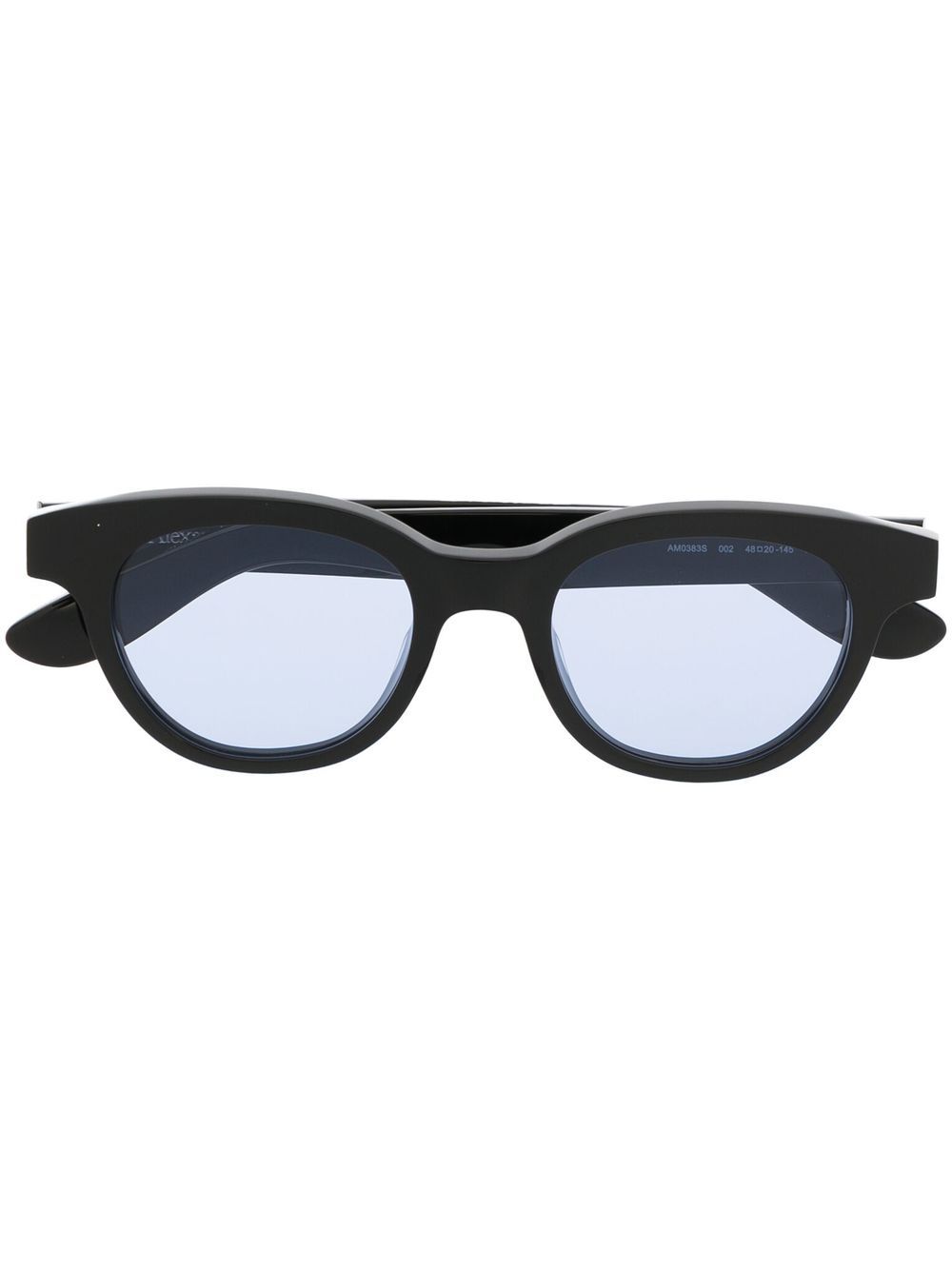 Alexander McQueen 亚历山大·麦昆 Wayfarer 镜框太阳眼镜 - 黑色