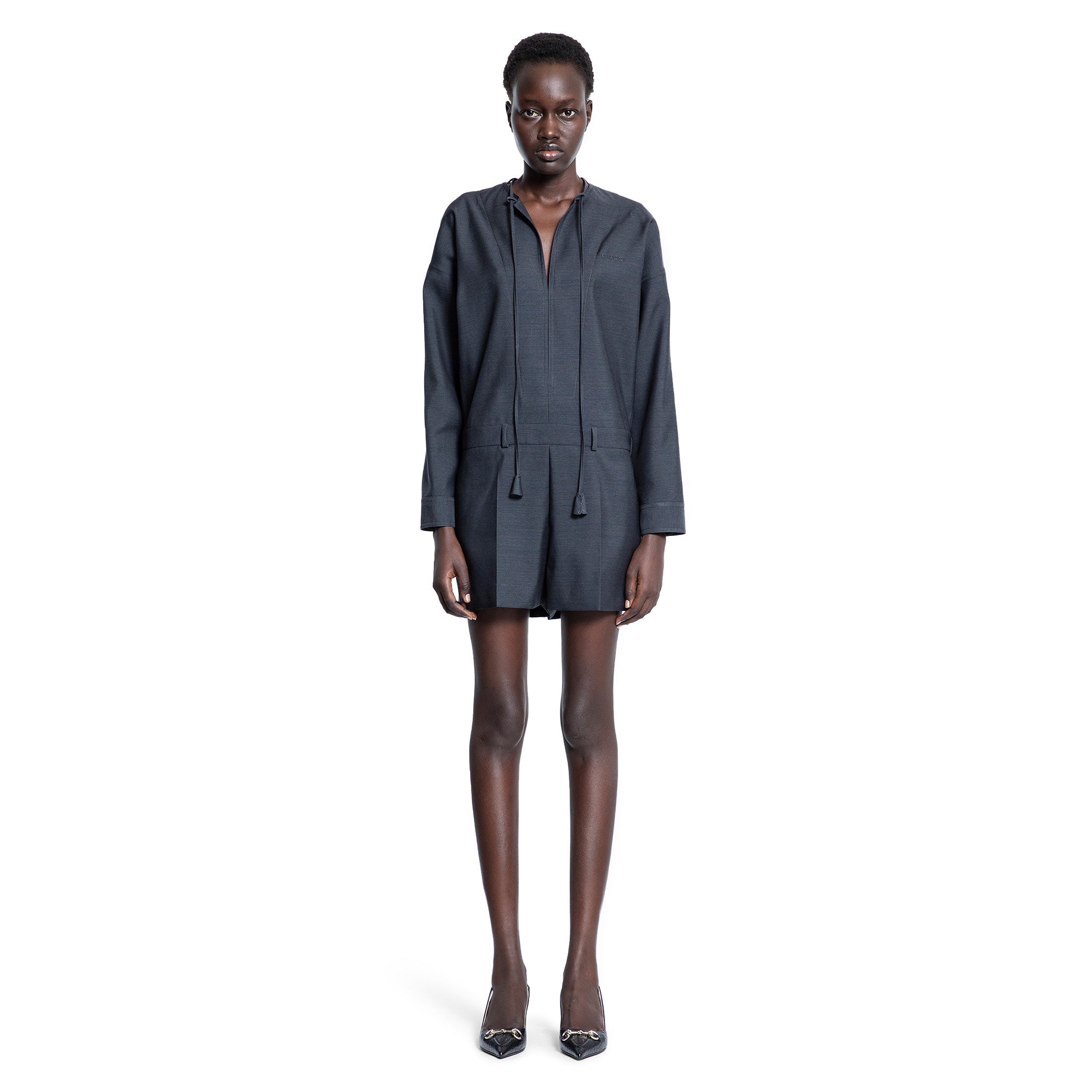 GUCCI WOMAN GREY JUMPSUITS