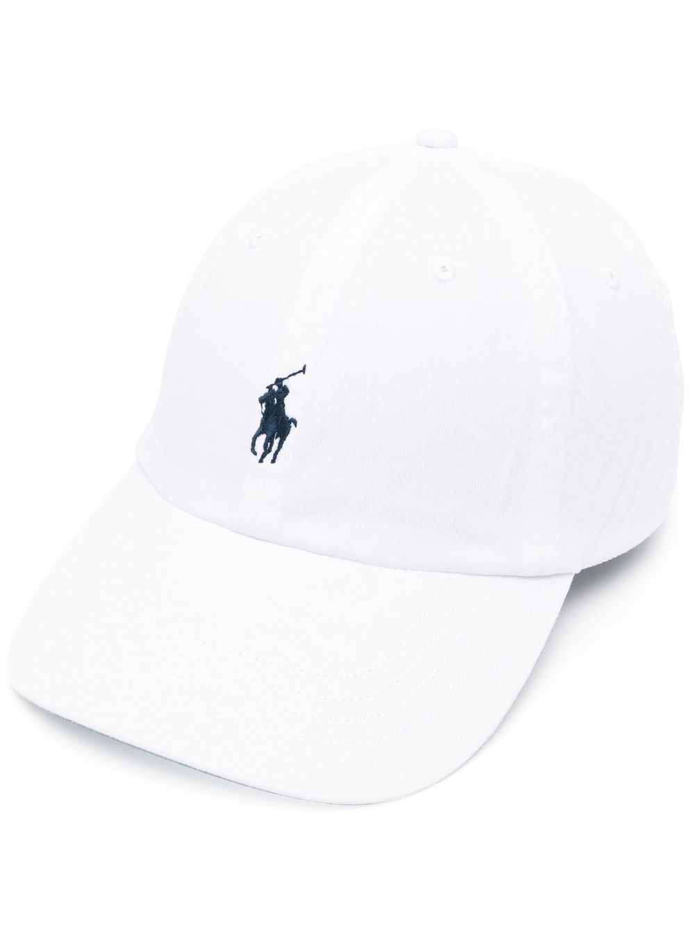 Polo Ralph Lauren 刺绣logo棒球帽 - 白色