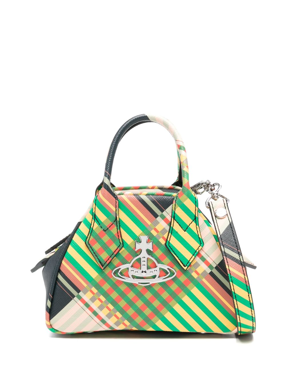 Vivienne Westwood Yasmine 迷你斜挎包 - 绿色