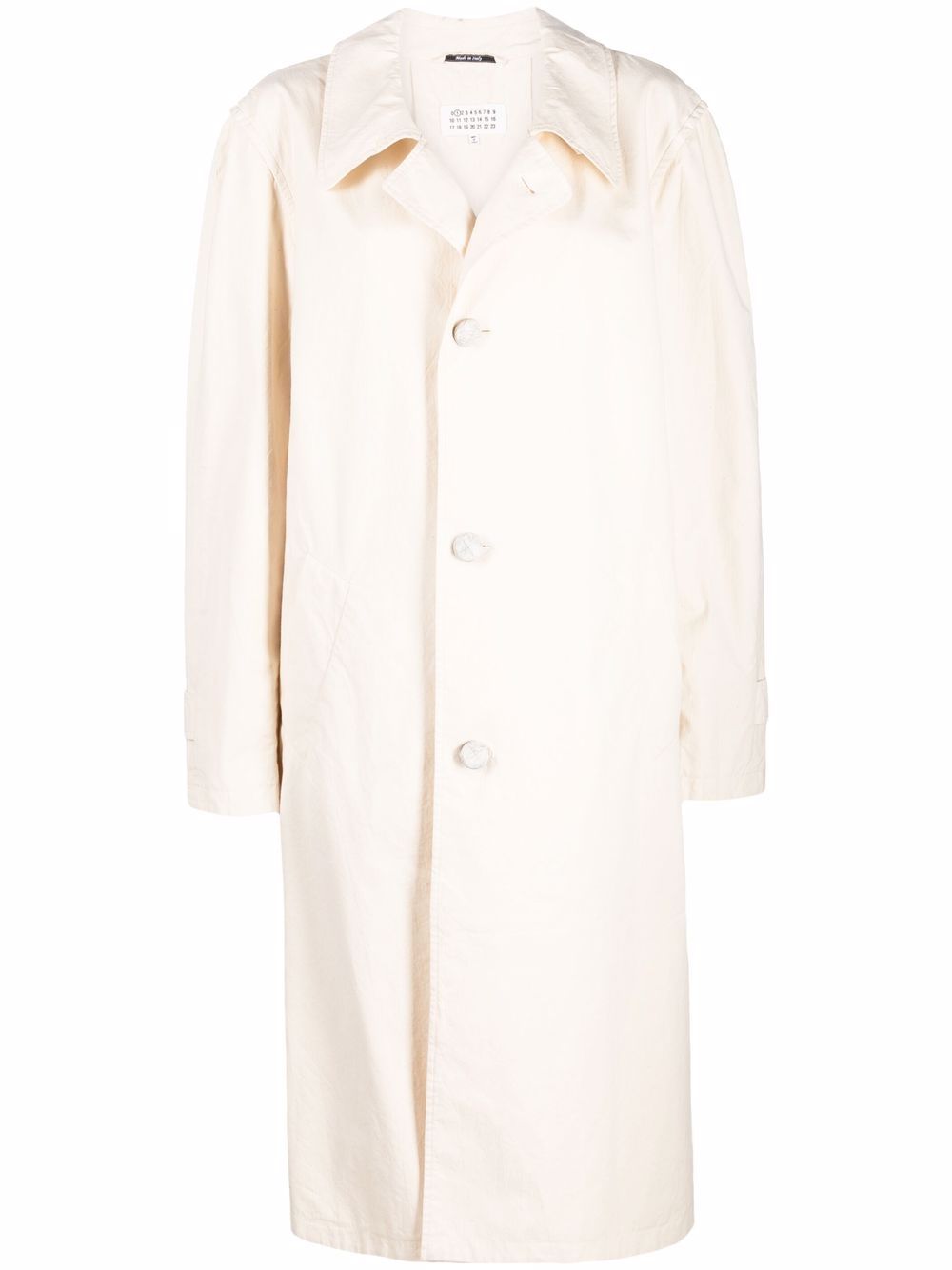 Maison Margiela 马丁·马吉拉时装屋 单排扣中长外套 - 中性色