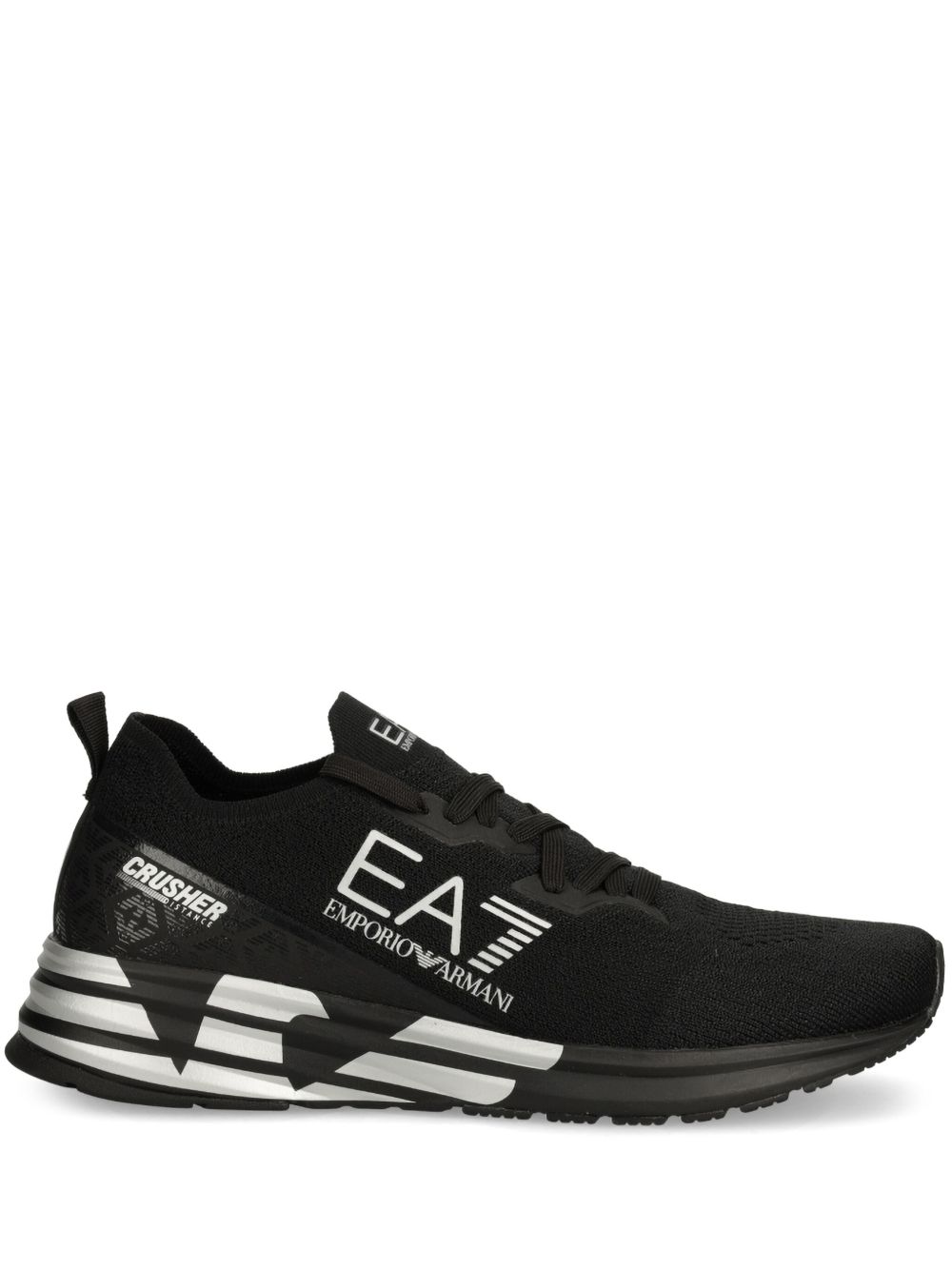 Ea7 Emporio Armani Crusher Distance 运动鞋 - 黑色