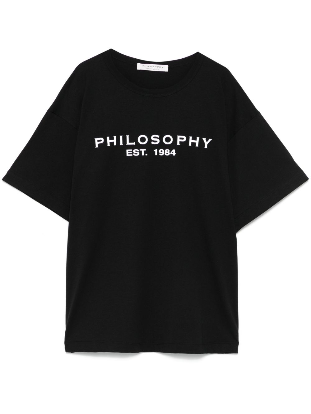 Philosophy Di Lorenzo Serafini logo印花T恤 - 黑色