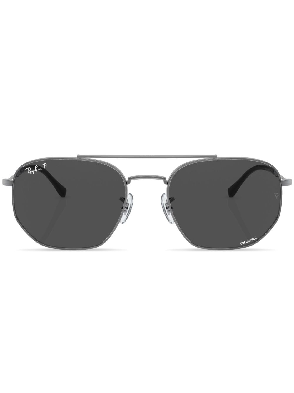 Ray-Ban 方框太阳眼镜 - 灰色