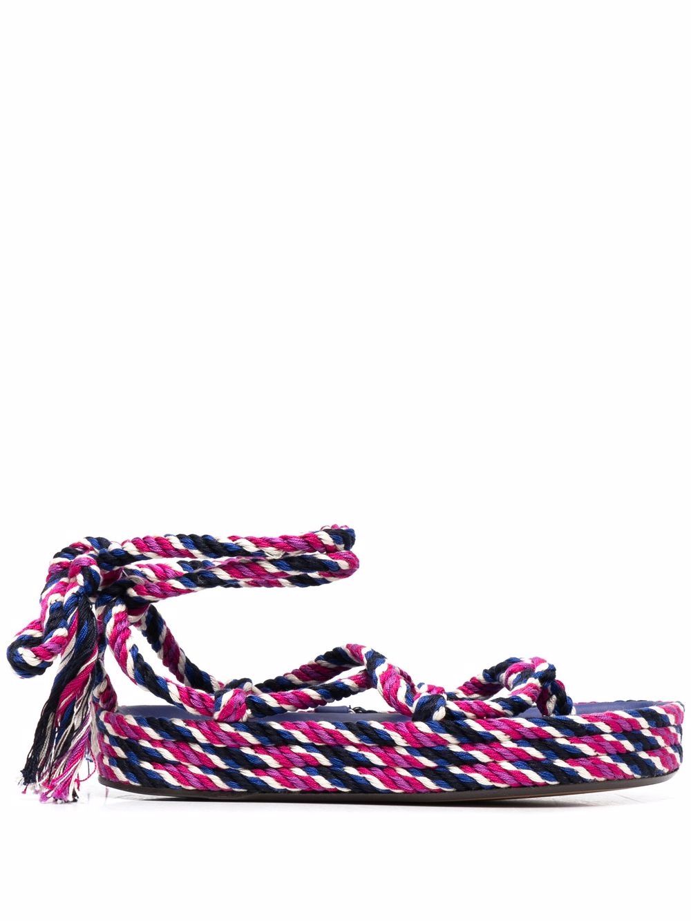 ISABEL MARANT Erol 系绳凉鞋 - 粉色