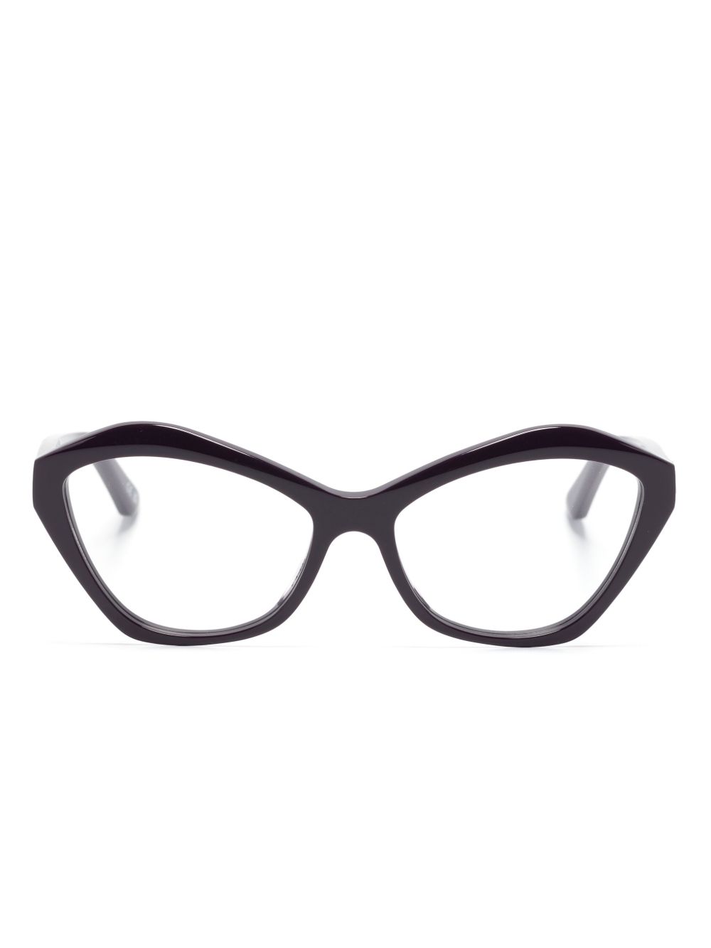 Balenciaga Eyewear 猫眼框眼镜 - 紫色