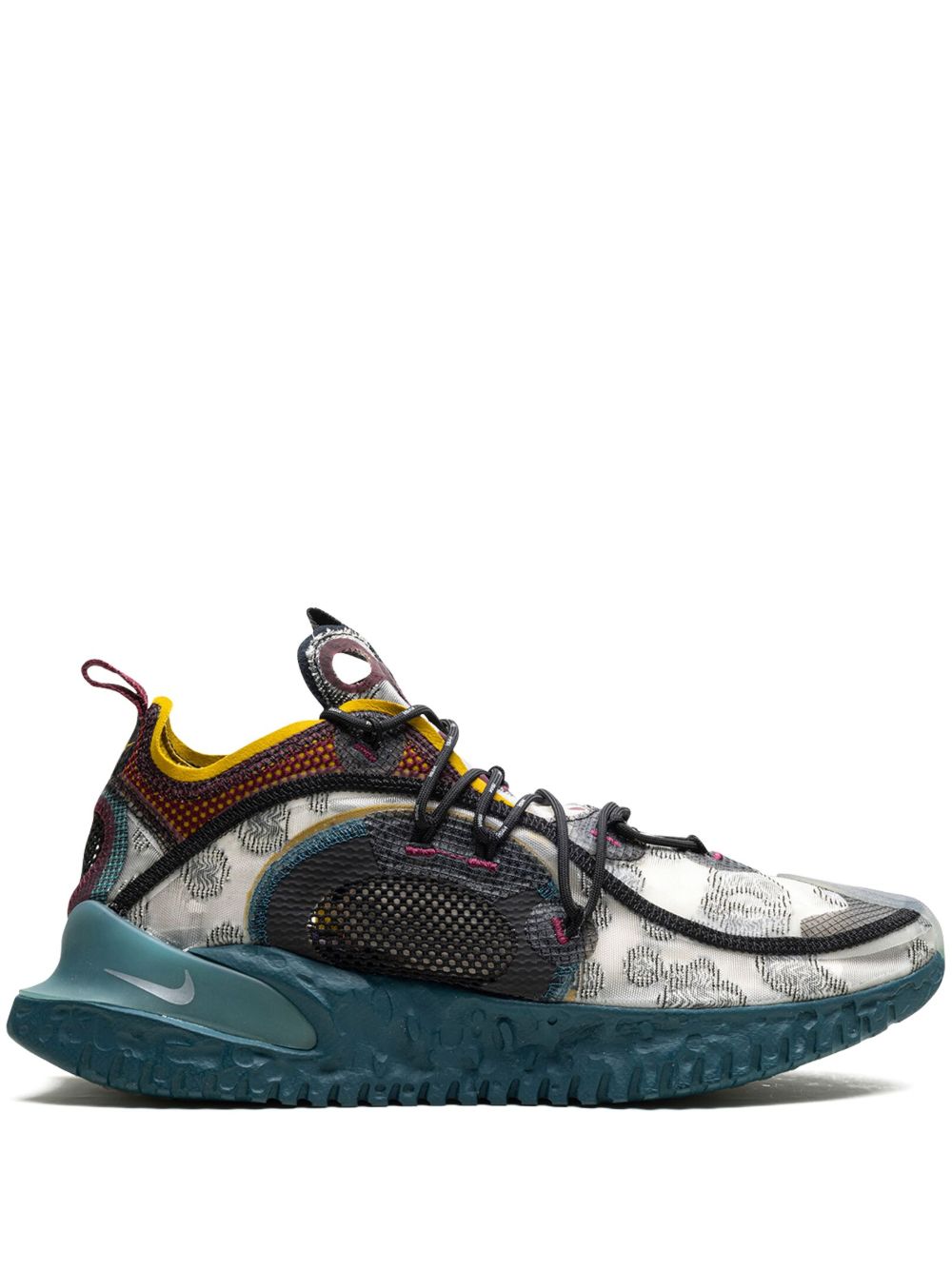 Nike ISPA Flow 2020 Black/Sport Turquoise/University Gold 运动鞋 - 黑色