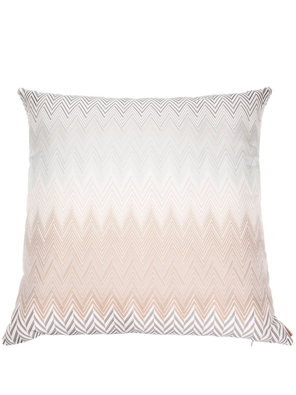 Missoni Home Z字形图案提花羽绒抱枕 - 中性色