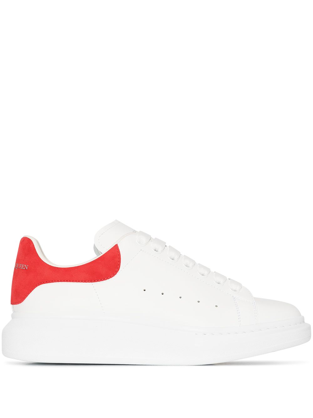 Alexander McQueen 亚历山大·麦昆 厚底板鞋 - 白色