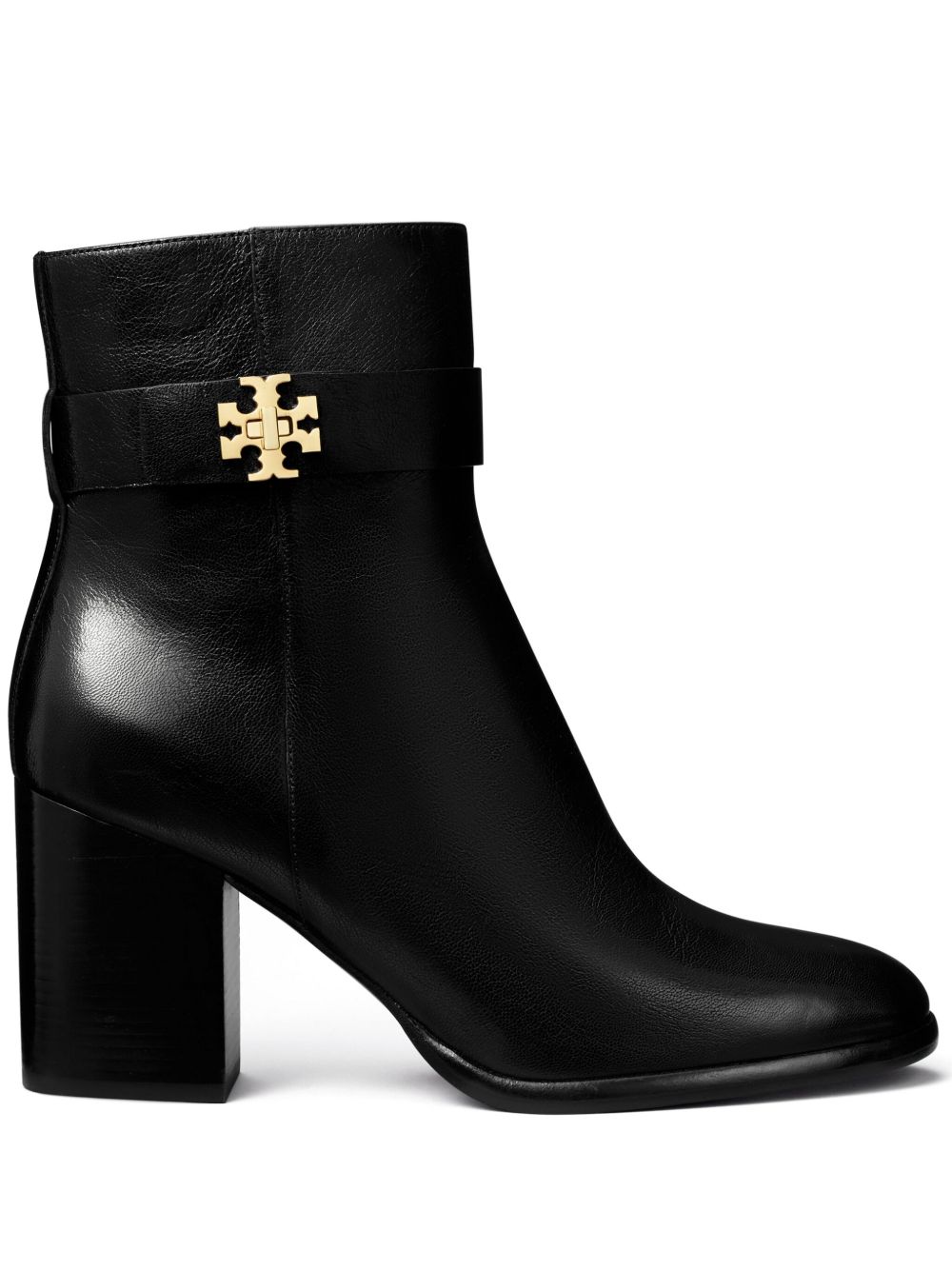 Tory Burch T Lock 高跟及踝靴（8厘米） - 黑色