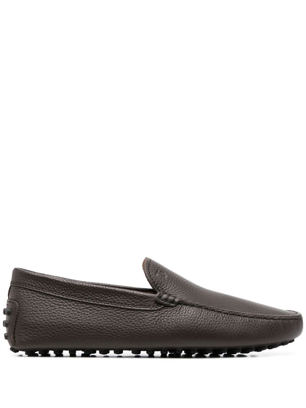 Tod's Gommino 皮质帆船鞋 - 褐色