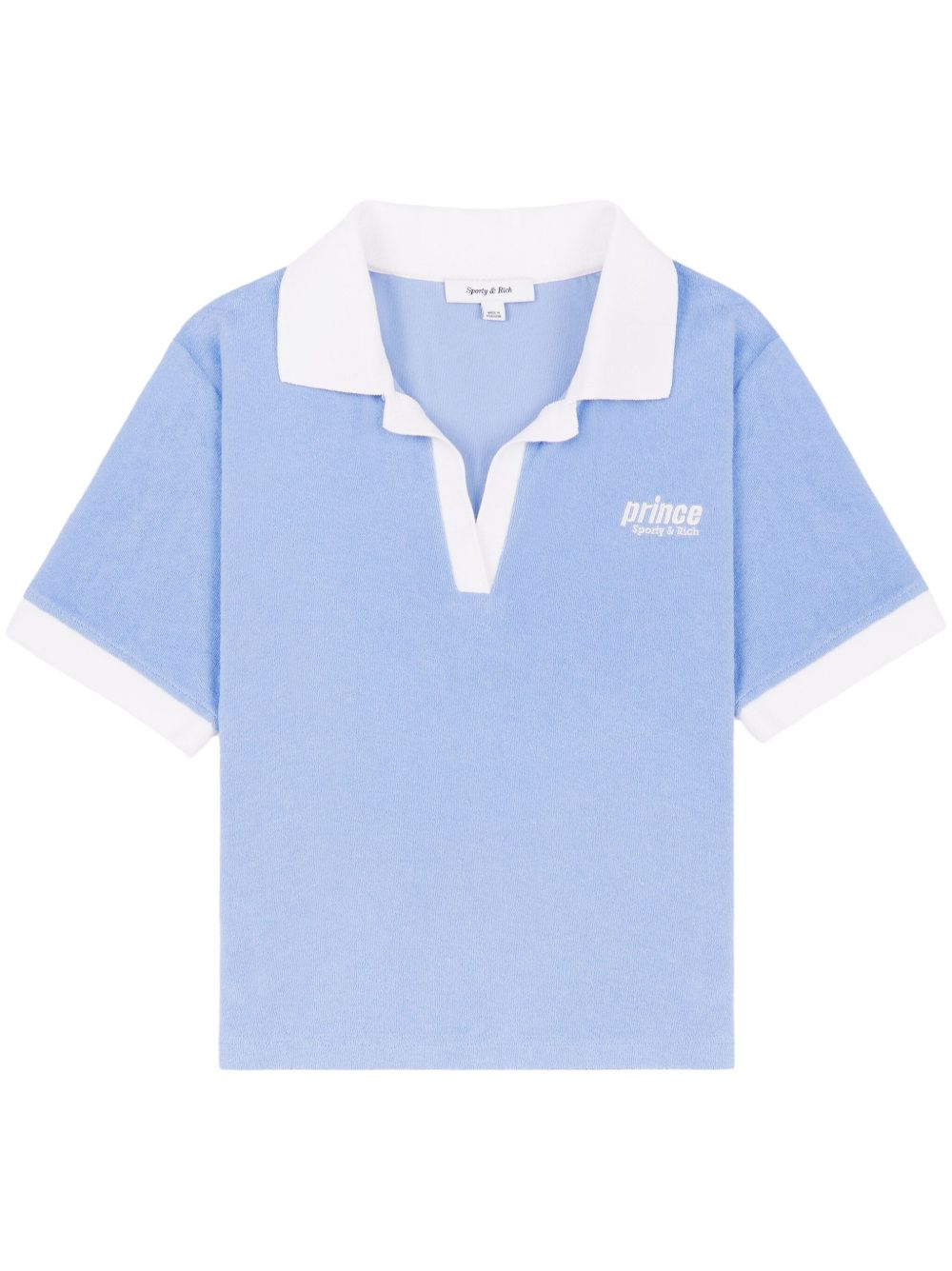 Sporty & Rich Prince Sporty polo衫 - 蓝色