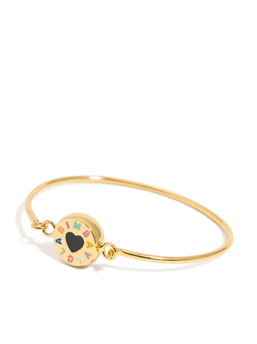 Bimba y Lola logo吊饰手链 - 金色