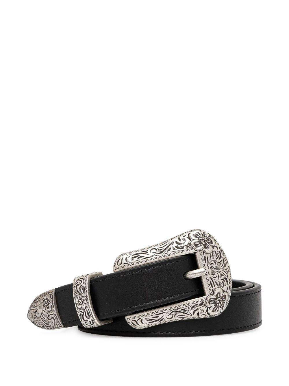 Kenzo leather belt - 黑色