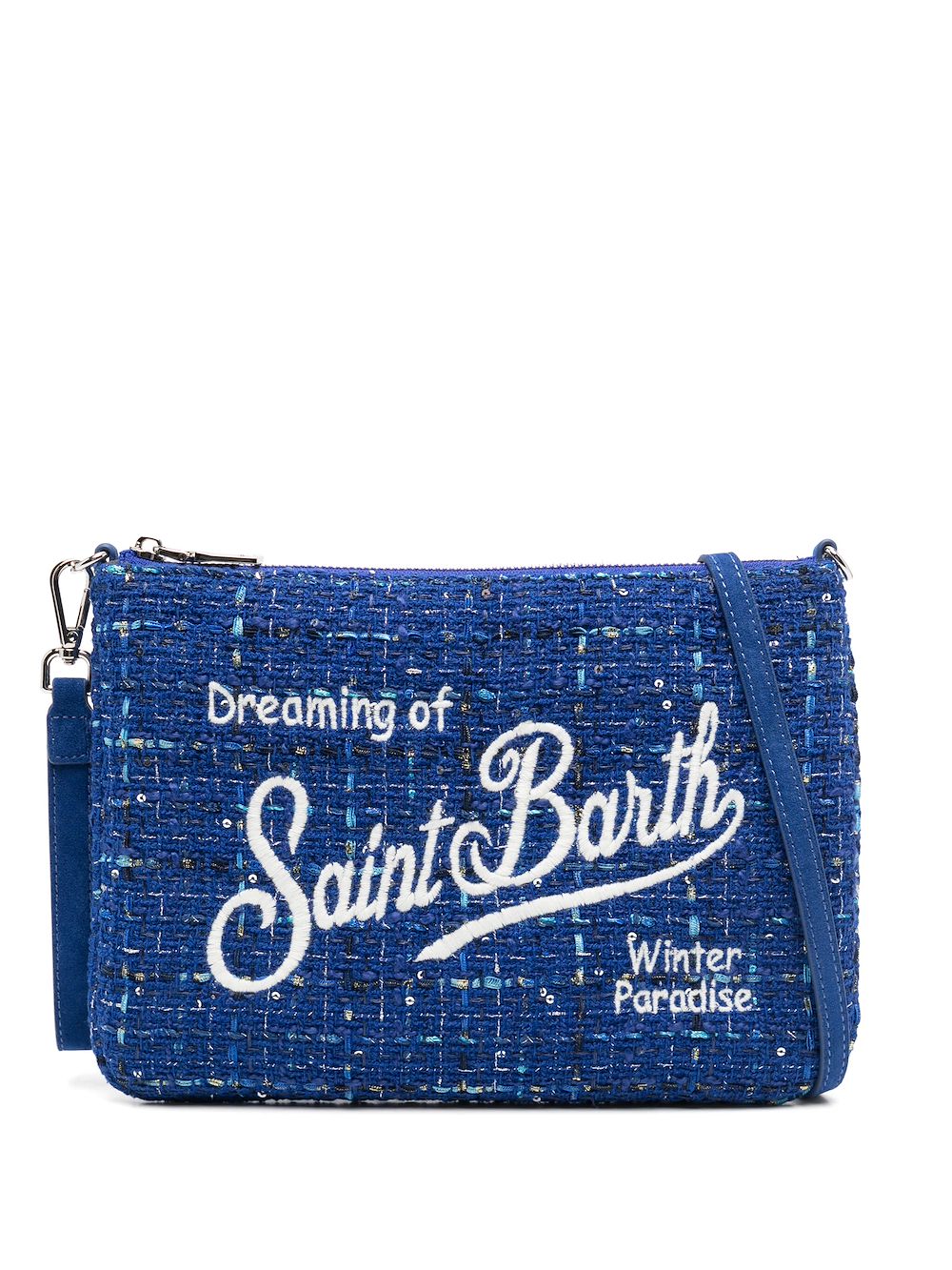 MC2 Saint Barth Kids Parisienne 单肩包 - 蓝色