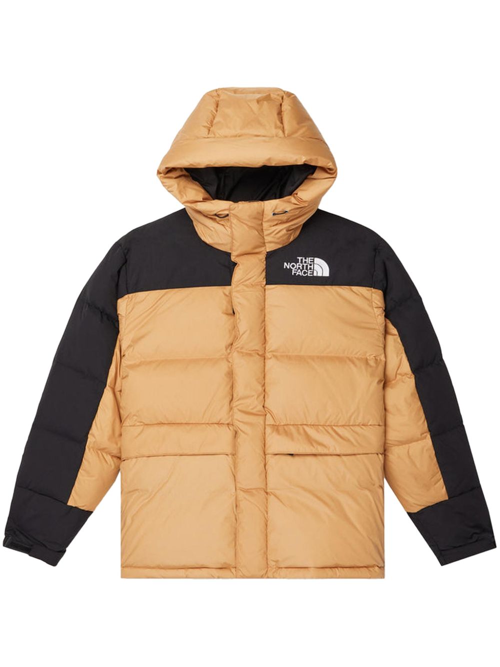 The North Face 550 logo刺绣填充夹克 - 黄色