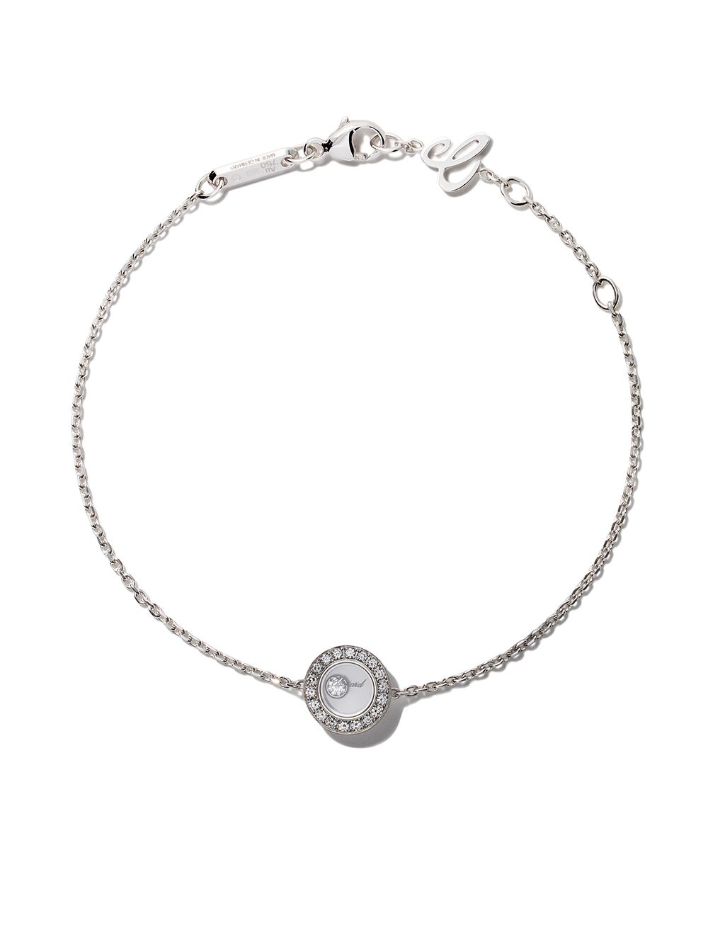 Chopard Happy Diamonds Icons 18k白金手链 - 银色