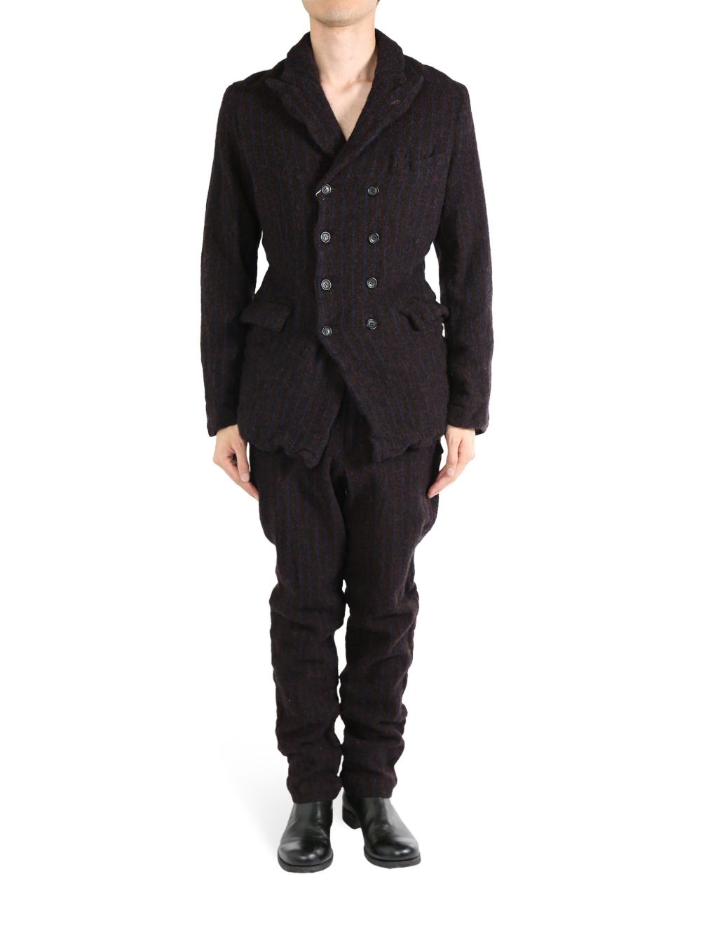 Comme des Garçons Homme Plus slim double-breasted blazer - 红色