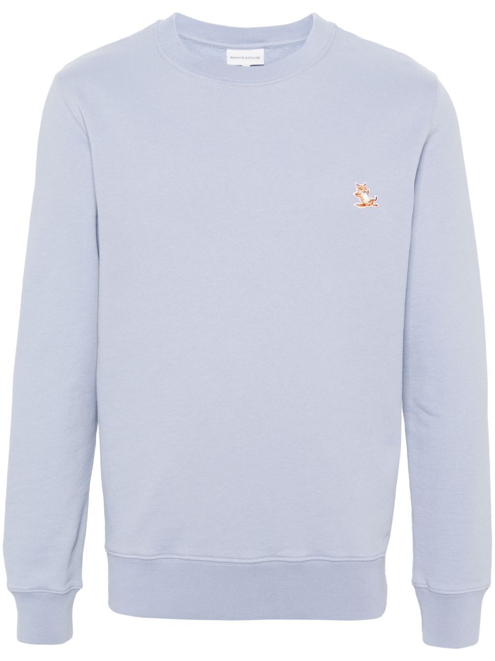 Maison Kitsuné 狐狸贴花棉卫衣 - 蓝色