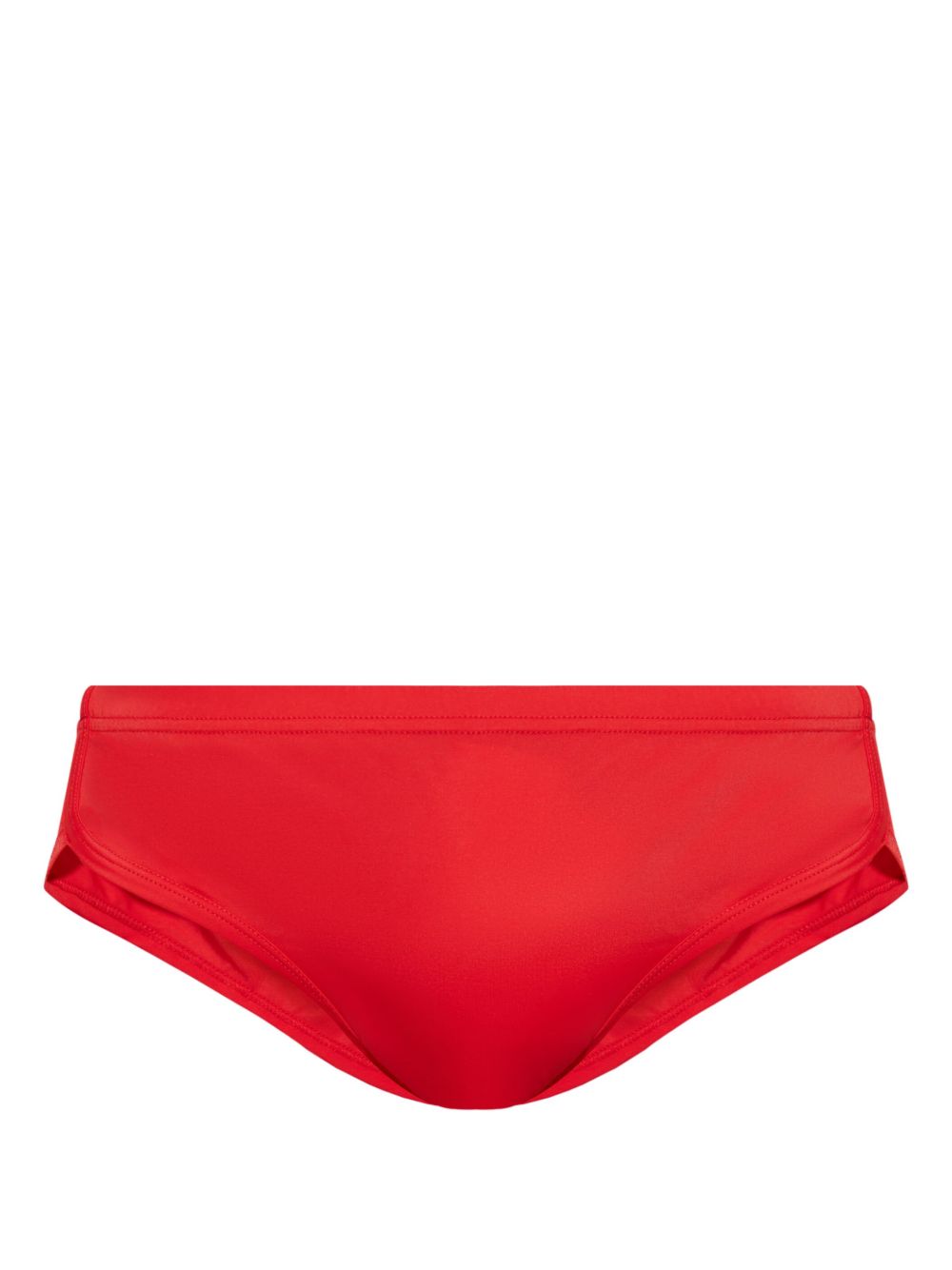 DSQUARED2 logo印花泳裤 - 红色