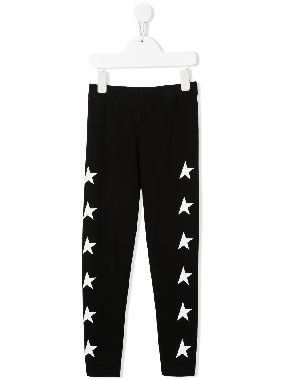 Golden Goose Kids 星星印花打底裤 - 黑色