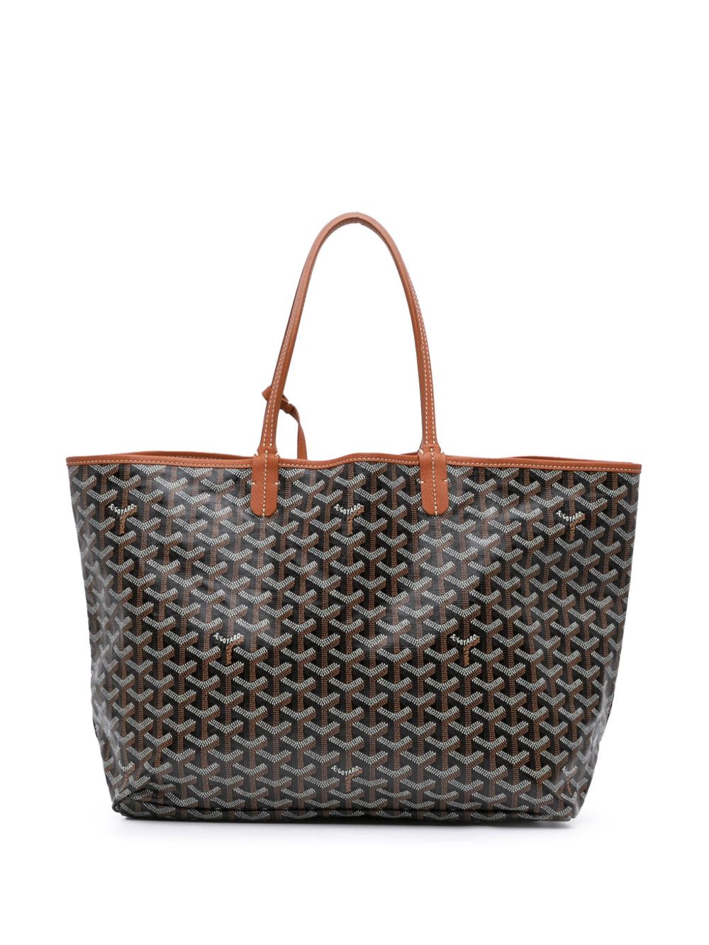Goyard Pre-Owned Goyardine Saint Louis PM 手提包（2000-2023年典藏款） - 黑色
