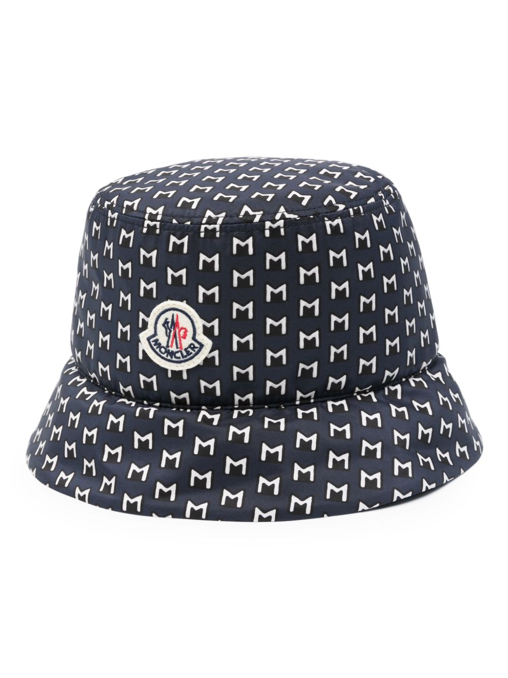 Moncler 经典logo印花渔夫帽 - 蓝色