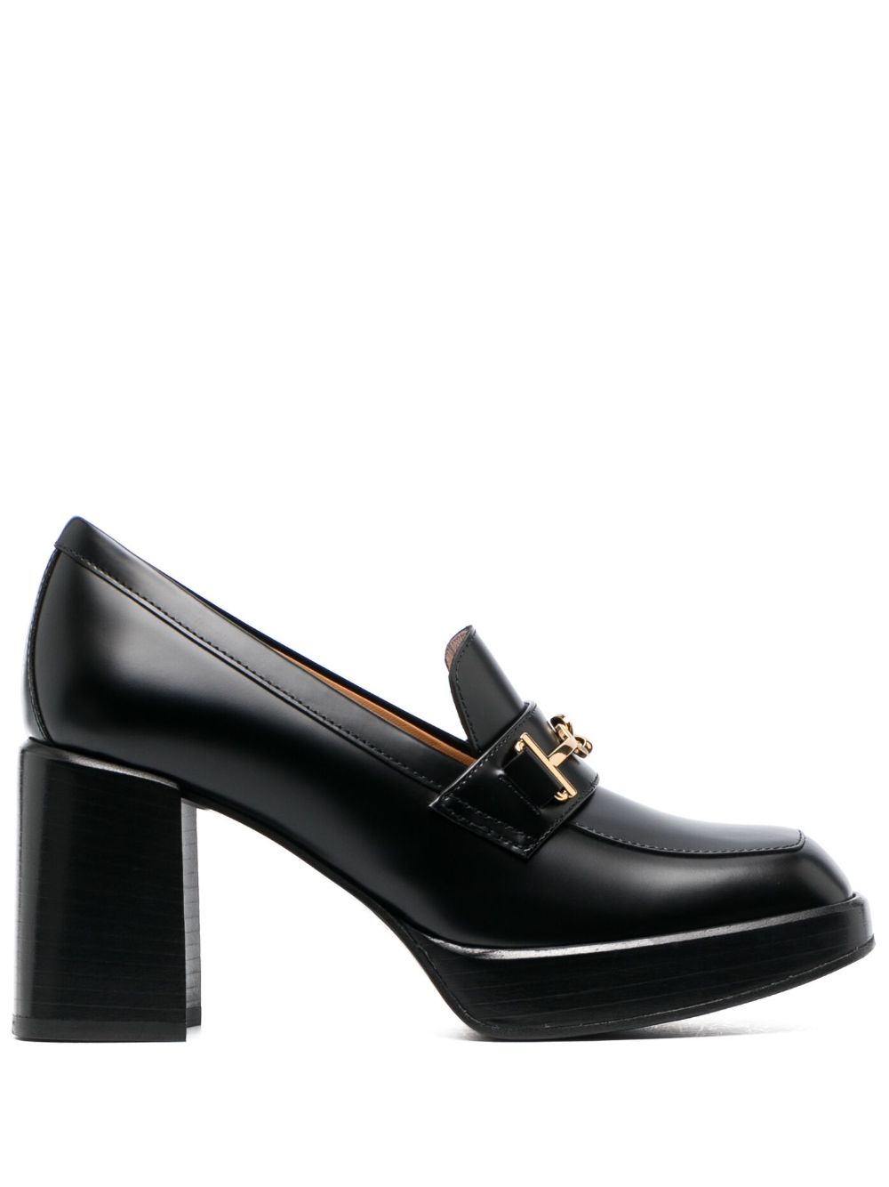 Tod's 皮质高跟鞋 - 黑色
