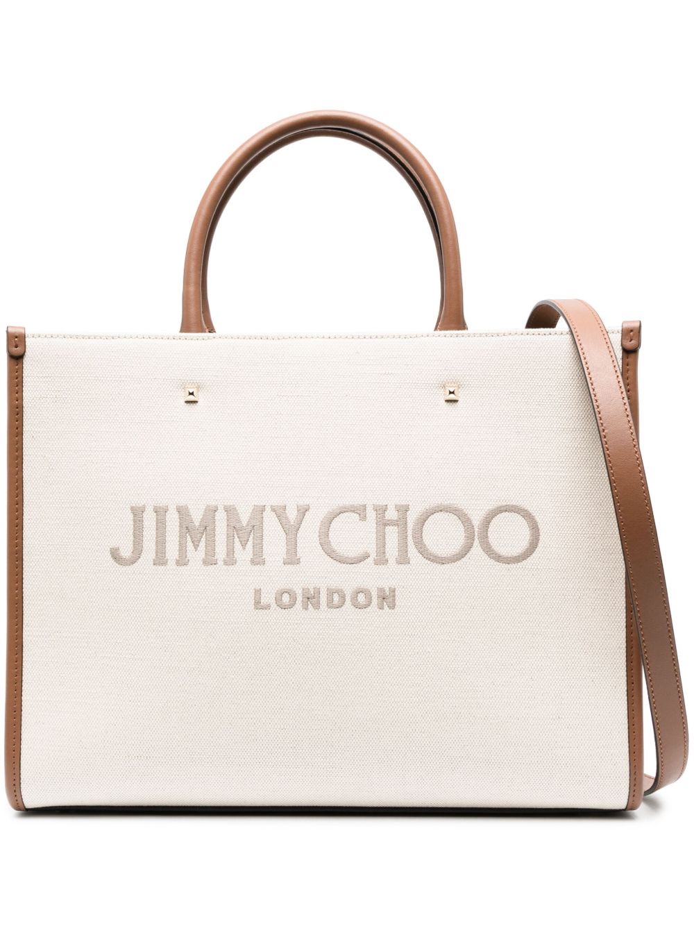 Jimmy Choo Varenne 中号手提包 - 中性色