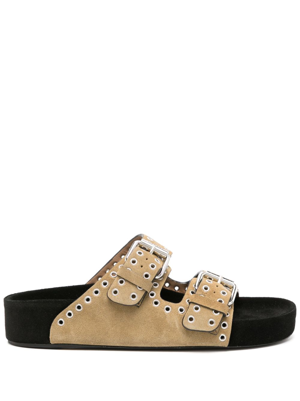 ISABEL MARANT Lennyo 孔眼缀饰凉鞋 - 中性色