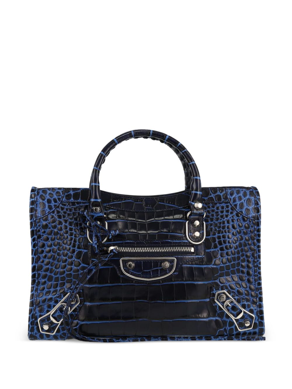 Balenciaga Pre-Owned City 两用迷你手提包（2020年典藏款） - 蓝色