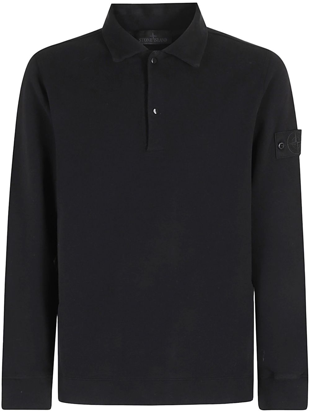 Stone Island RWS 羊毛polo衫 - 黑色
