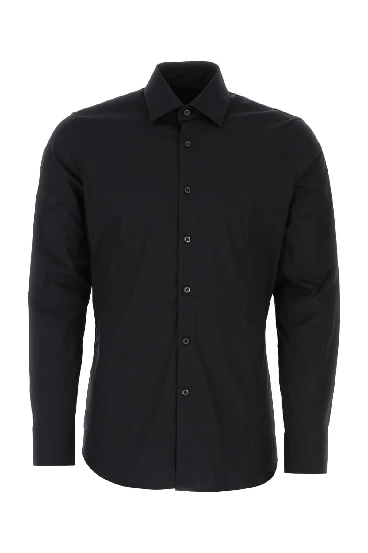 Prada Black Poplin Shirt