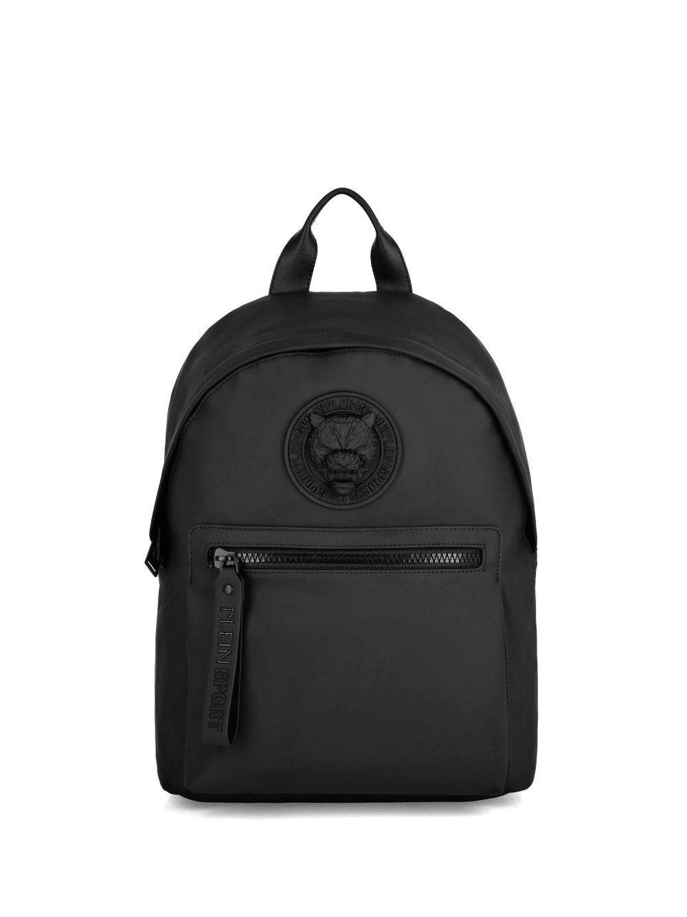 Plein Sport Boston logo压花双肩包 - 黑色