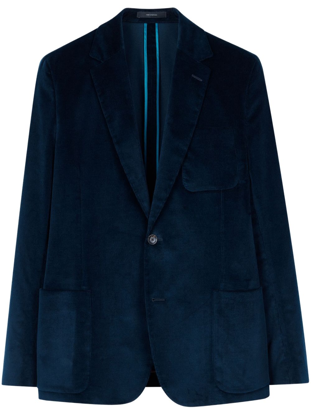 Paul Smith 灯芯绒西装夹克 - 蓝色