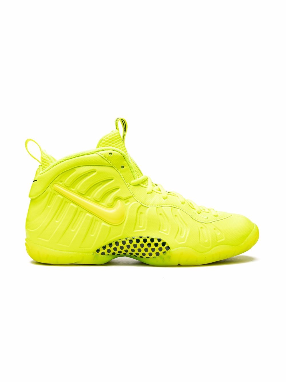 Nike Kids Little Posite Pro 高帮运动鞋 - 黄色