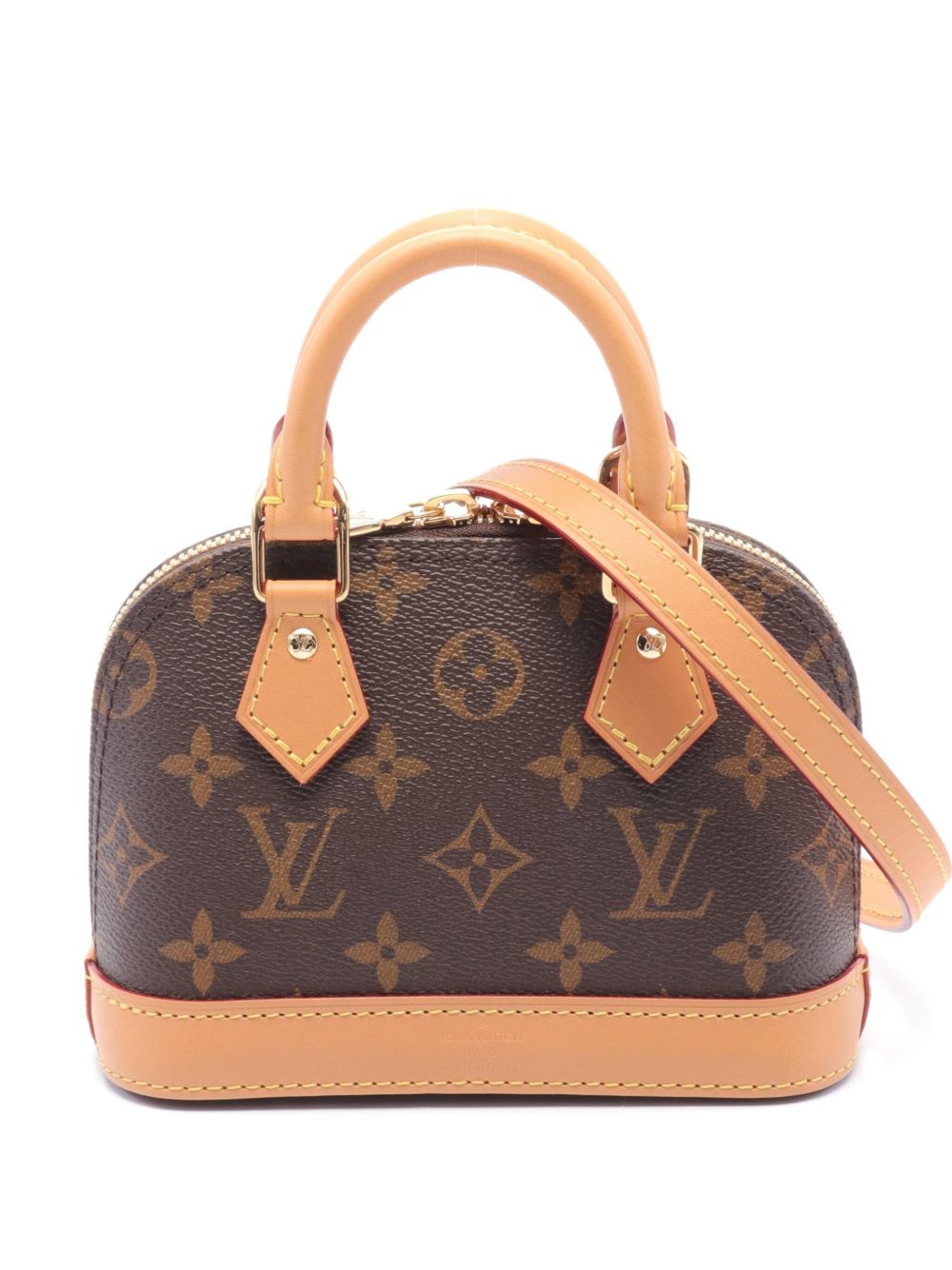 Louis Vuitton Pre-Owned Nano Alma 两用手提包（2021年典藏款） - 褐色