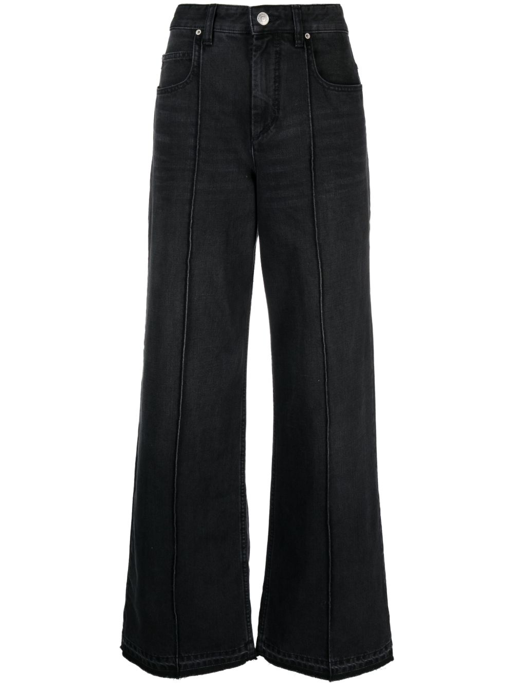 ISABEL MARANT Noldy 高腰喇叭牛仔裤 - 黑色