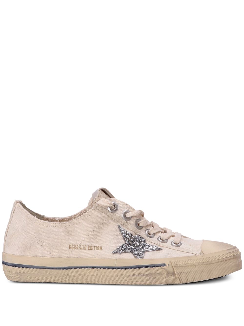Golden Goose V-Star 帆布运动鞋 - 中性色