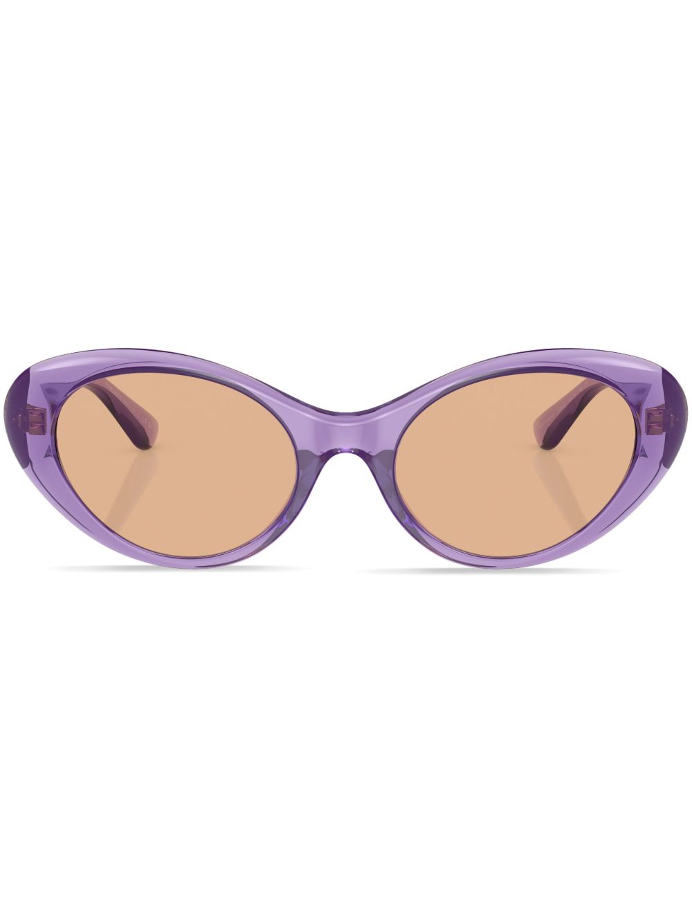 Versace Eyewear 猫眼框太阳眼镜 - 紫色