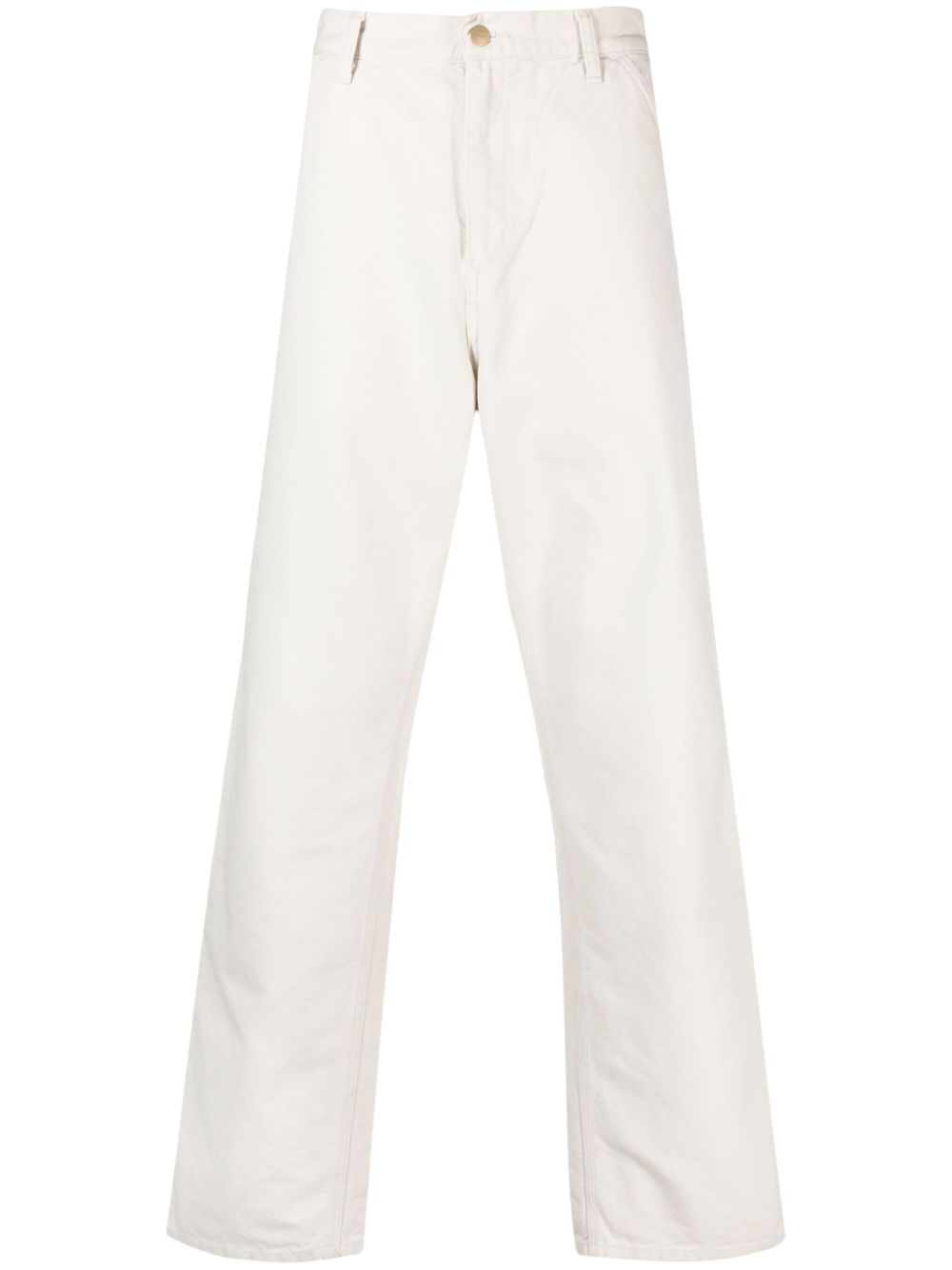Carhartt WIP Single Knee 直筒裤 - 白色