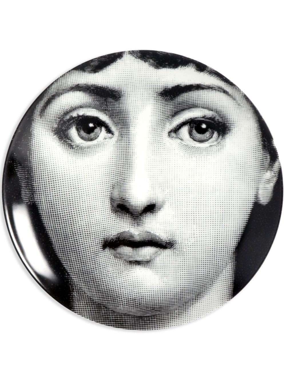 Fornasetti Tema E Variazioni N1 壁饰盘（26厘米） - 黑色