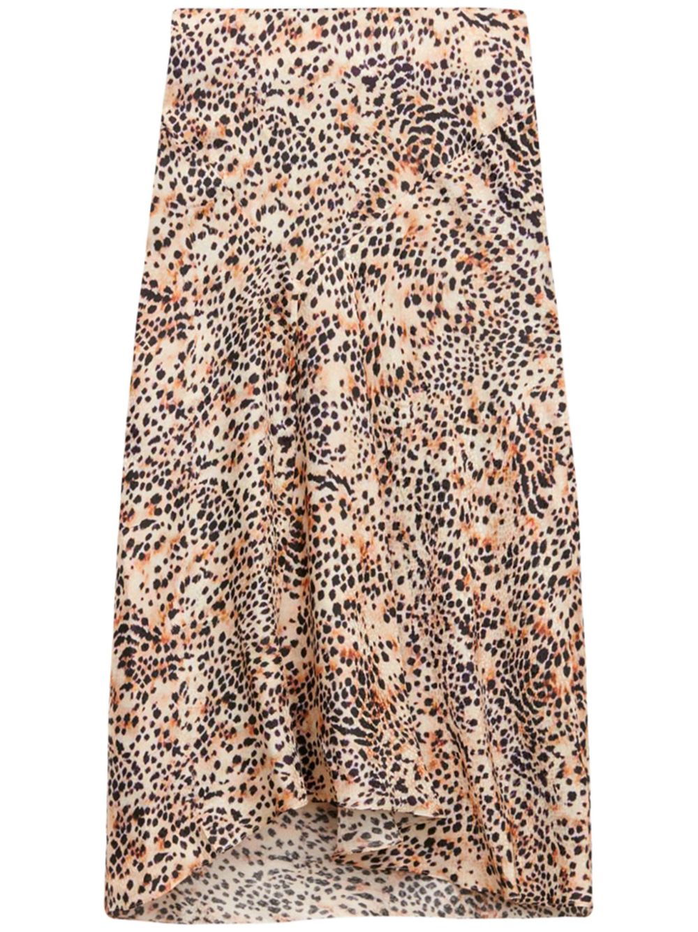 ISABEL MARANT Lisanne 动物纹中长半身裙 - 中性色