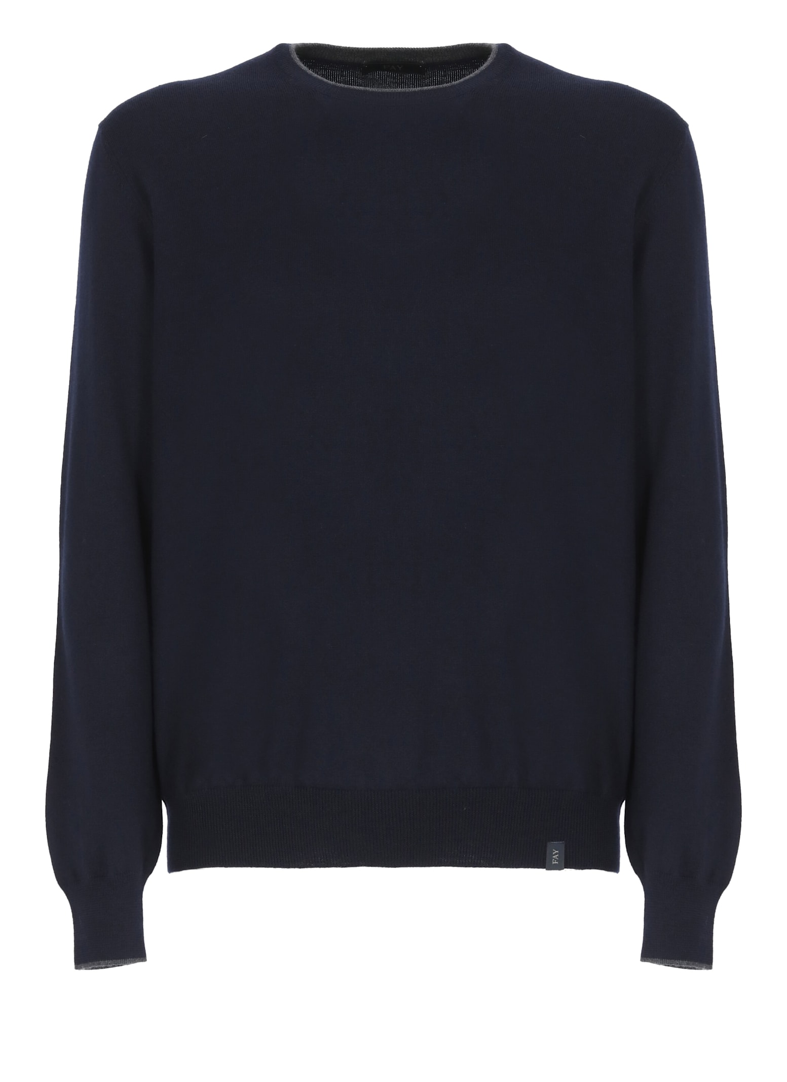 Fay Jumper In Shaved Wool Knit