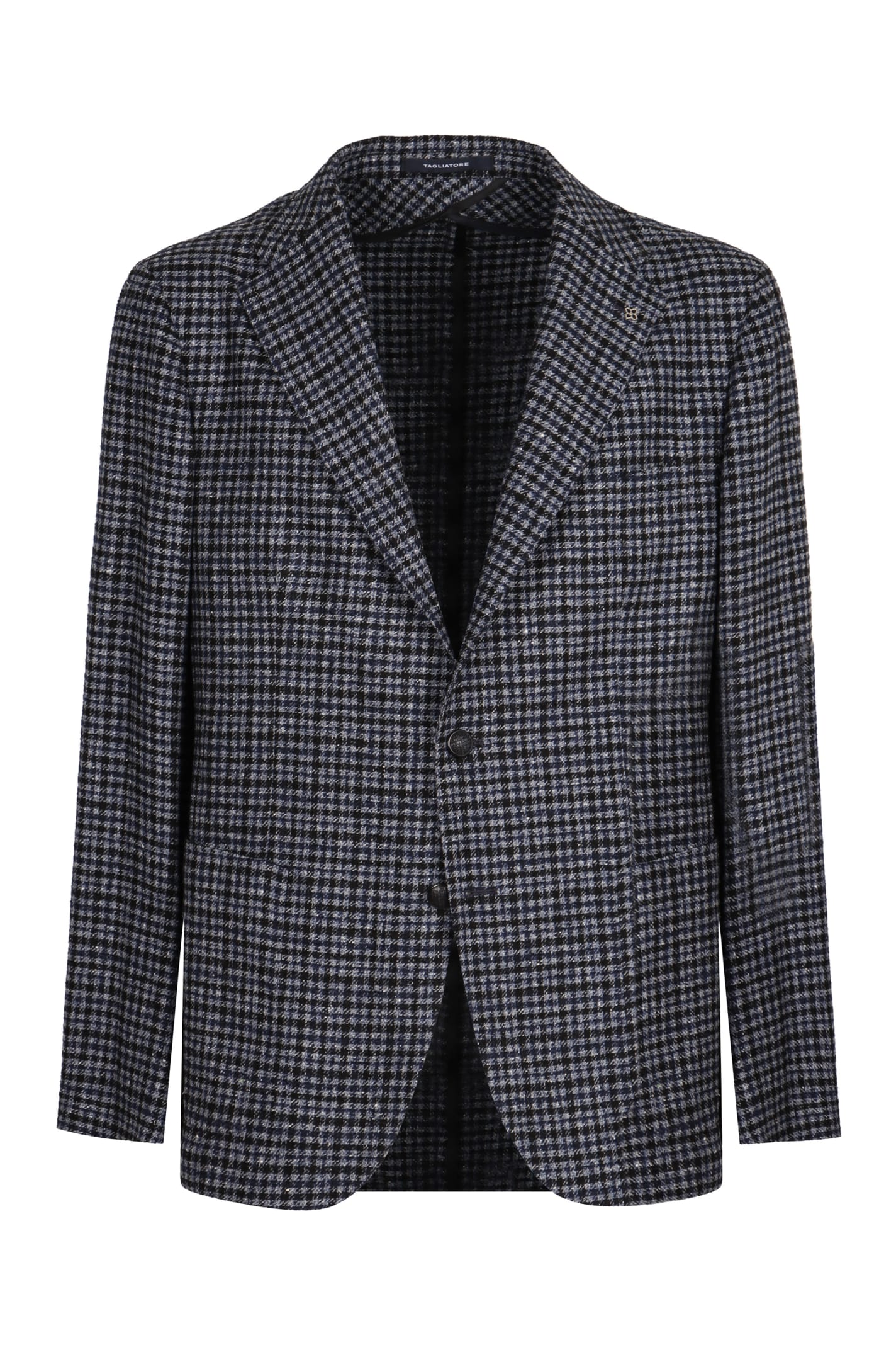 Tagliatore Houndstooth Pattern Blazer