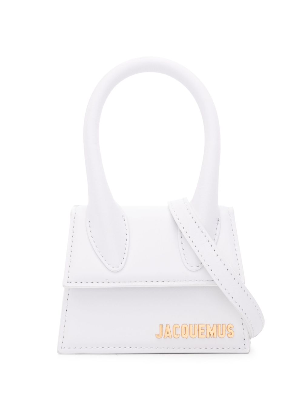 Jacquemus Le Chiquito 皮质手提包 - 白色