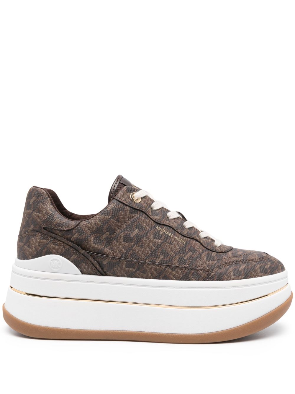 Michael Michael Kors Hayes 厚底板鞋 - 褐色