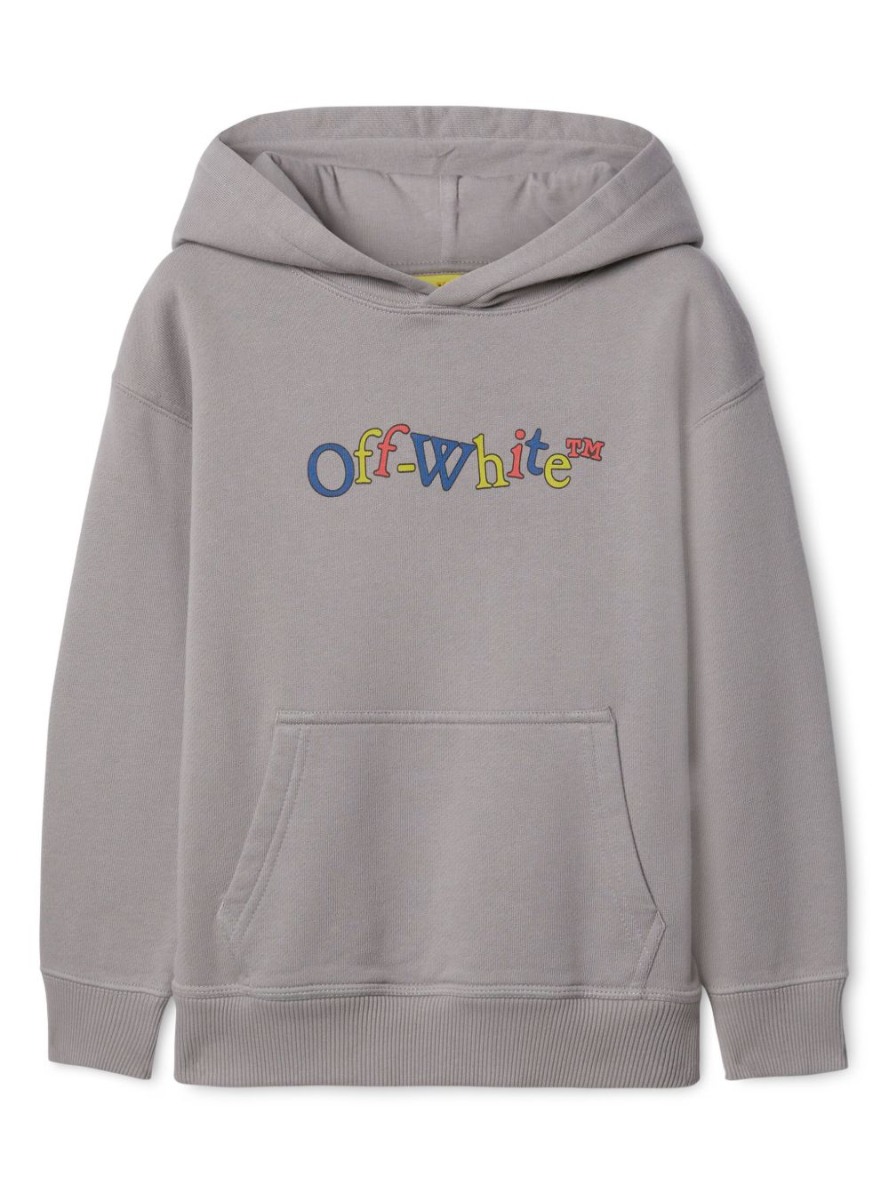 Off-White Kids Bookish Crazy 棉连帽衫 - 灰色