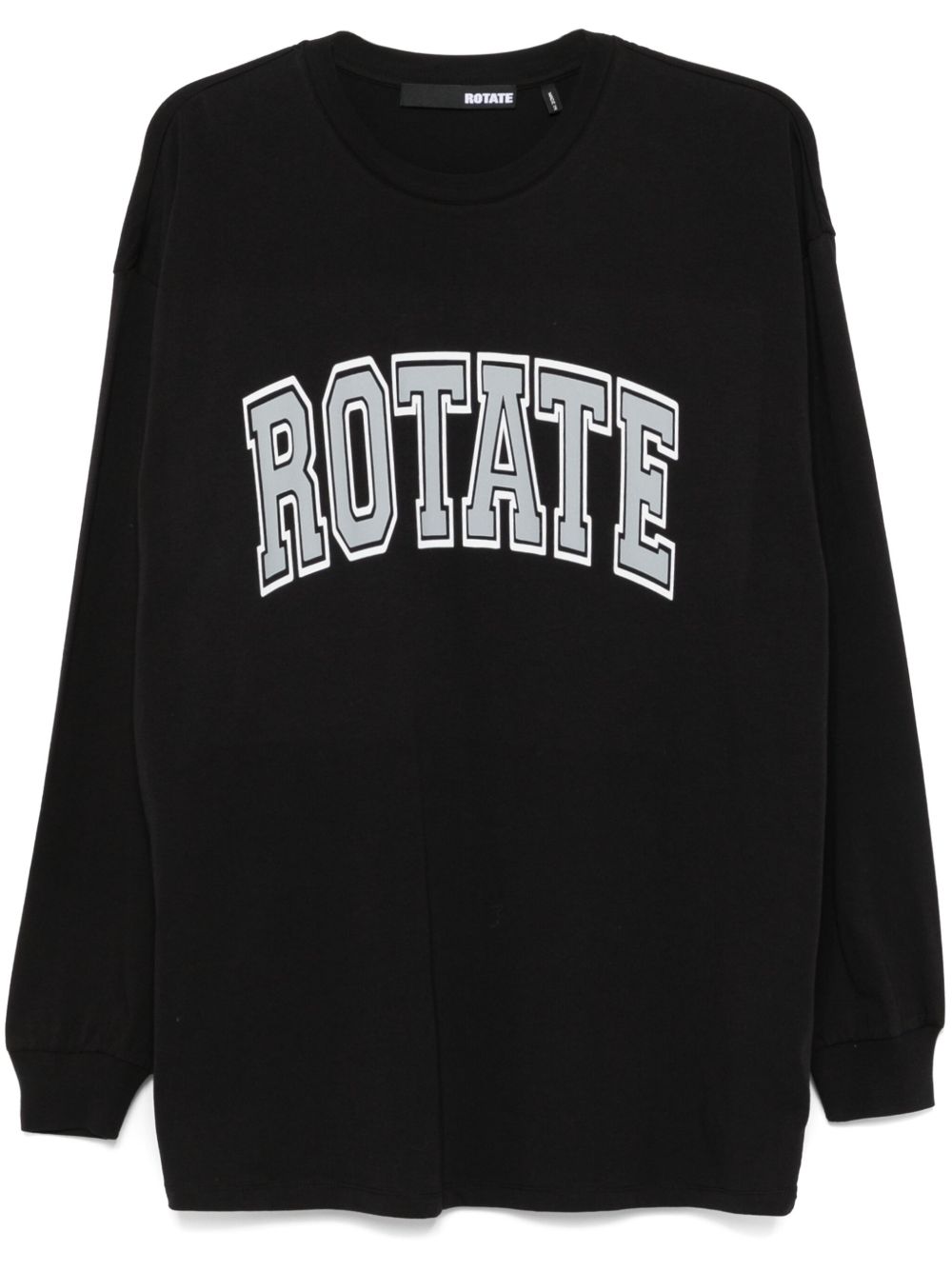 ROTATE BIRGER CHRISTENSEN logo印花T恤 - 黑色