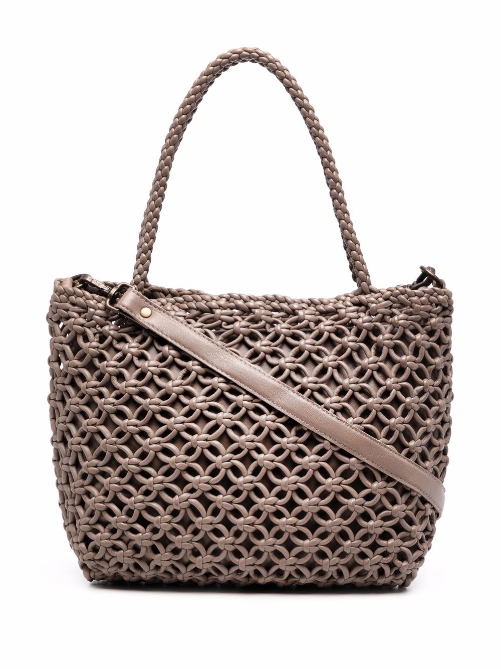 Officine Creative Susan 01 绳结编织手提包 - 褐色